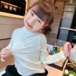 1167 Pcs Clearance Stock: Kids' High-Quality Velvet Mock Neck Base Tops (Sizes 120-160, Stretchy, Individually Packaged) - Wholesale Export - Image 8