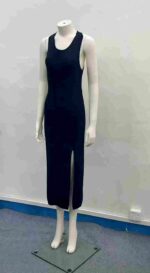 122pcs Chinese Stock Lot Sexy Hollow-Back Long Knit Suspender Dresses - Stretchy Fabric, Individual Pack with Tags, Bulk Wholesale 5.4 CNY/Piece - Image 6