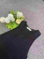 122pcs Chinese Stock Lot Sexy Hollow-Back Long Knit Suspender Dresses - Stretchy Fabric, Individual Pack with Tags, Bulk Wholesale 5.4 CNY/Piece - Image 4