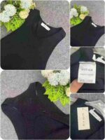 122pcs Chinese Stock Lot Sexy Hollow-Back Long Knit Suspender Dresses - Stretchy Fabric, Individual Pack with Tags, Bulk Wholesale 5.4 CNY/Piece - Image 3