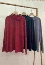 51 Pieces Same Brand High-Quality Loose Casual Tops | 30% Nylon, Stretchy Fabric | Sizes L-2XL, Individual Packed with Tags | Bulk Wholesale CNY7.0 - Image 3