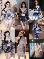 Japanese Traditional Modified Kimono Dresses - 850pcs Full Stock at 6.0 CNY/Piece, S-XL Sizes, Individually Packed, Multiple Patterns & Colors | Bulk Wholesale Export - Image 1