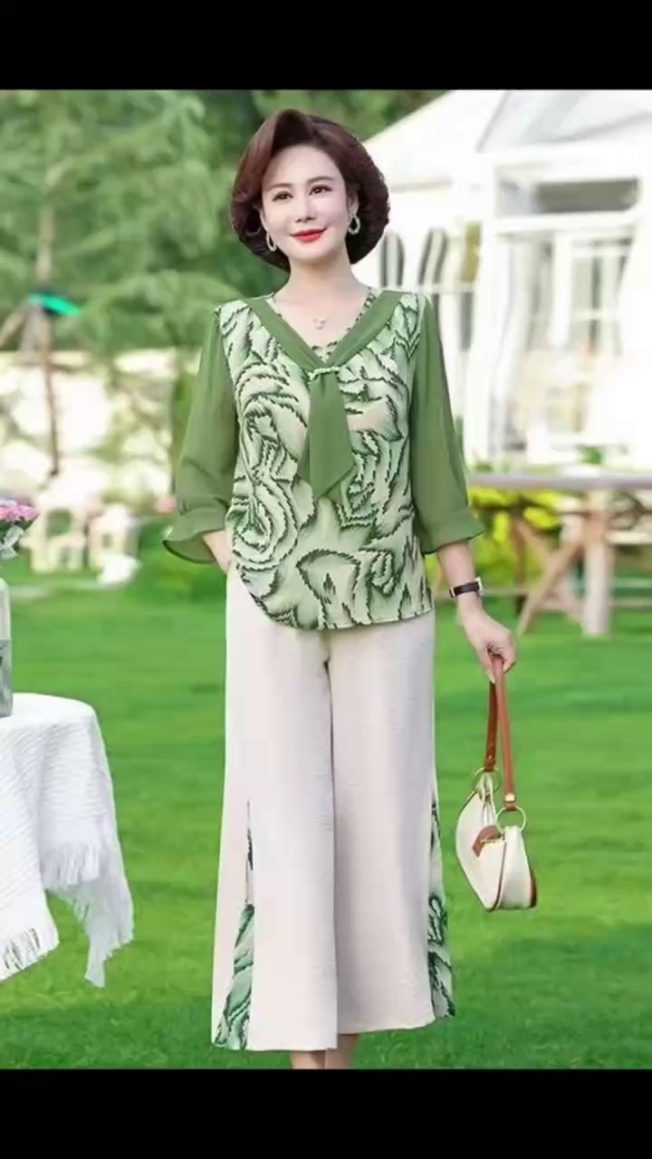 1980pcs Overstocked Trendy Light Luxury Mature Women's Clothing Sets | All Sizes, Individually Packed | Bulk Wholesale Export CNY 8.4/Set - Image 1