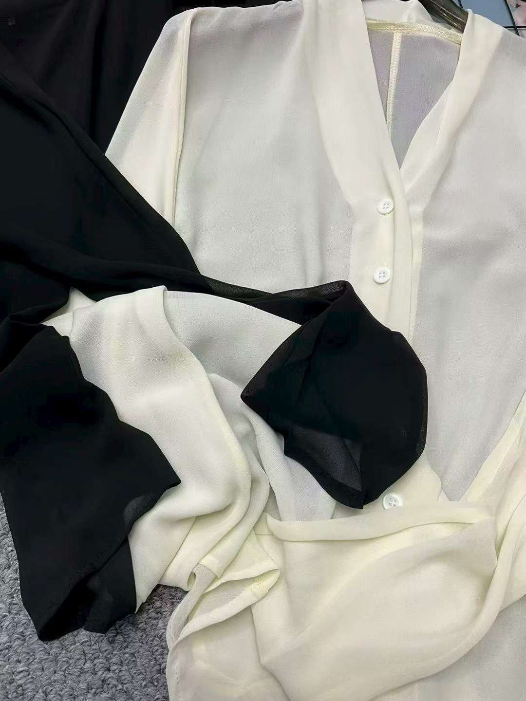 Summer Branded Light Luxury Plain Loose Sun-protective Long-sleeve Cardigans | 115pcs S-XL | Tagged & Individually Packed | Bulk Stock Lot Wholesale 5.4 CNY/Piece - Image 1