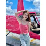 Bulk Summer French Sweet-Spicy Raspberry Pink Knit Cardigan & Camisole Sets - Original Stock, ~60pcs, Tagged & Individually Packed, One Size, All-Clear 5.4 CNY - Image 1