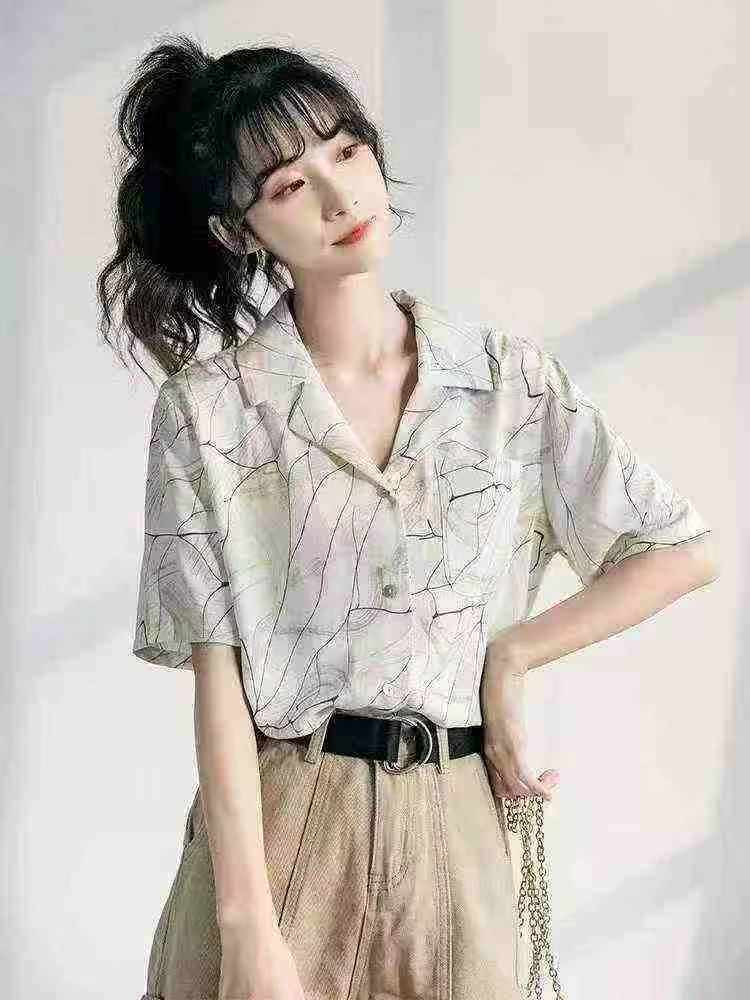 2516 Pieces Vintage Hong Kong Style Shirts, S-5XL, Multi-color, With Tags & Individual Packaging - Bulk Stock Lot 8.0 CNY/Piece - Image 1