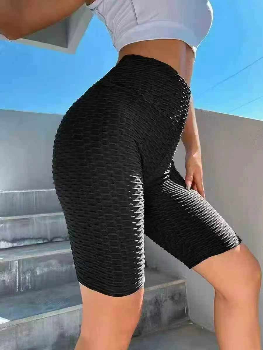 Over 1200 Peach Hip Yoga Pants (Sizes M-XL) - In-store Quality, 3D Slim Fit, Bulk Stock Lot for Wholesale Export, 4.0 CNY/PC Full Clearance - Image 1