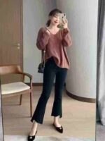 340 Pieces Women's High-Waisted Fleece-Lined Thick Jeans - Individually Packed, S to 5XL, Full Stock Lot Clearance @9.3 CNY Each - Image 1