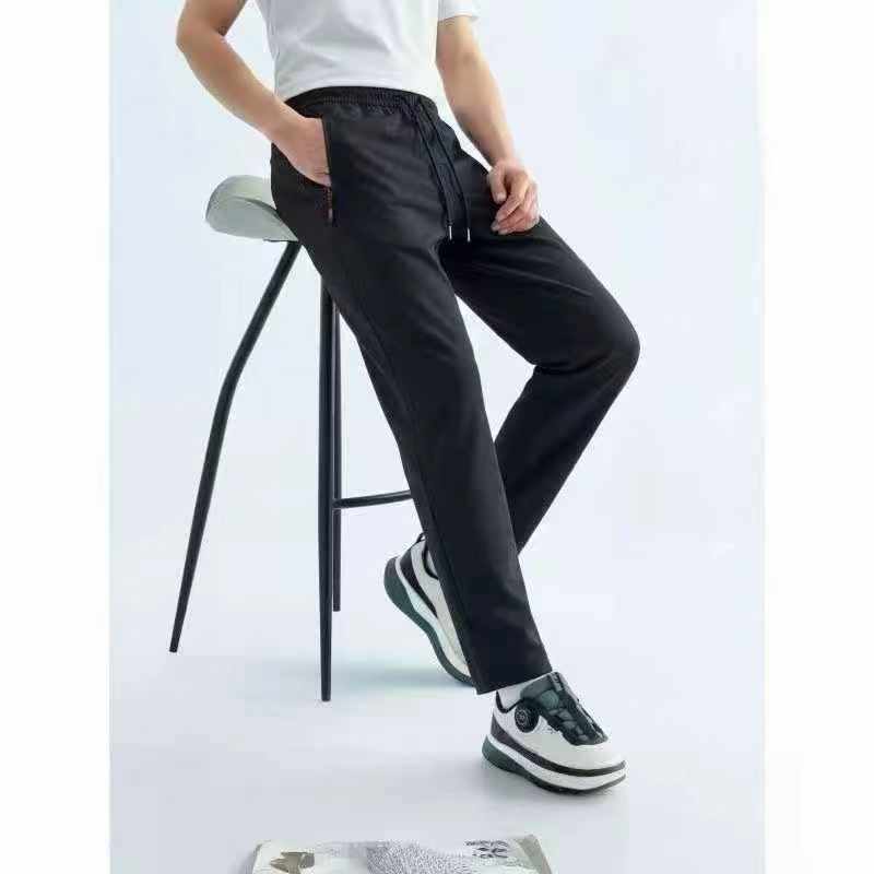 Men's Quick Dry Breathable Casual Sports Air-Conditioning Pants - Single Style & Color, Soft Fabric, Sizes M-XXL, 208 Pcs Individually Packaged, Stock Lot Wholesale - Image 1