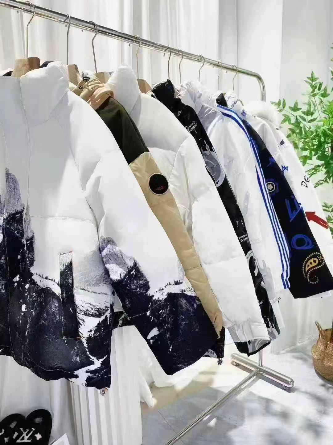 Over 500 Pcs High Quality Mixed Style Down Jackets (Sizes M-3XL) - Individually Packed Full Stock Lot, Wholesale Price 49.3 CNY/Pc - Image 1