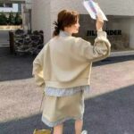 Wholesale Full Stock Lot: Lazy Style Apricot Fake Two-Piece A-Line Mini Skirts with Shorts - Single Style & Color, 50pcs, Individual Packaging - Image 1