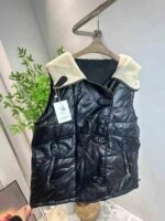 120 Pcs Unisex Oversized Hooded Sherpa Cotton Vests, S-2XL, With Tags & Individual Packaging, No Defects, Bulk Wholesale Full Clearance @20.4 CNY - Image 1