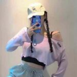 776pcs Spring & Summer Off-Shoulder Sheer Knit Long Sleeve Tops | One Size, Soft Stretch Fabric, Individually Packed | Bulk Stock Lot Wholesale (4.4 CNY/PC) - Image 1