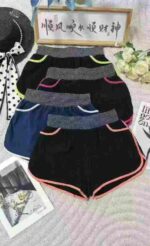 Bulk Wholesale Stock Lot: 9500 Pcs US Polo Assn. Women's Athletic Shorts - Double Front Straps, Lined, High Stretch Nylon, S/M/L Sizes - Image 1