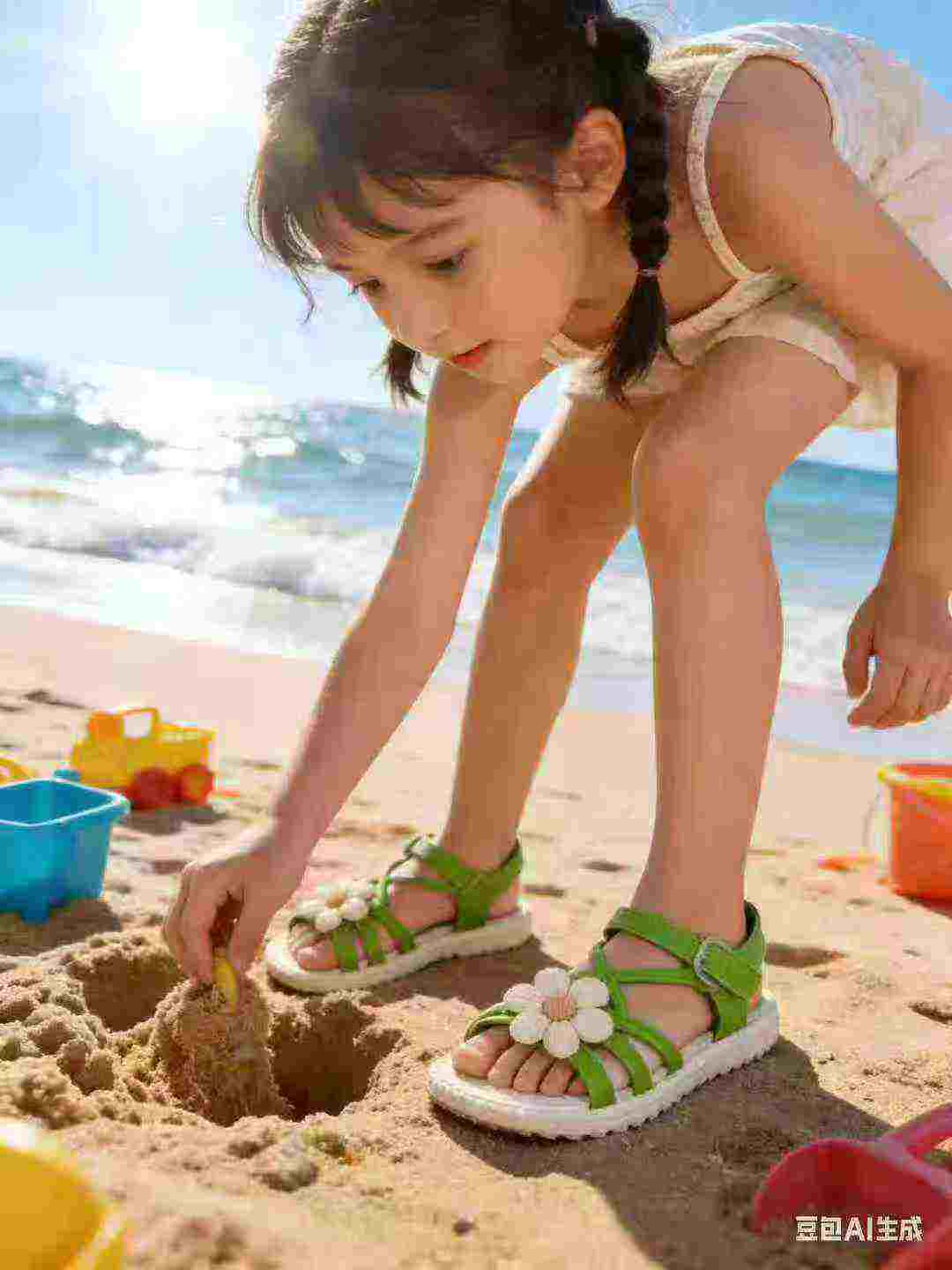 Clearance Kids' Sandals & Beach Shoes - Chinese Clothing Stock Lots | Bulk Wholesale Export - Image 1