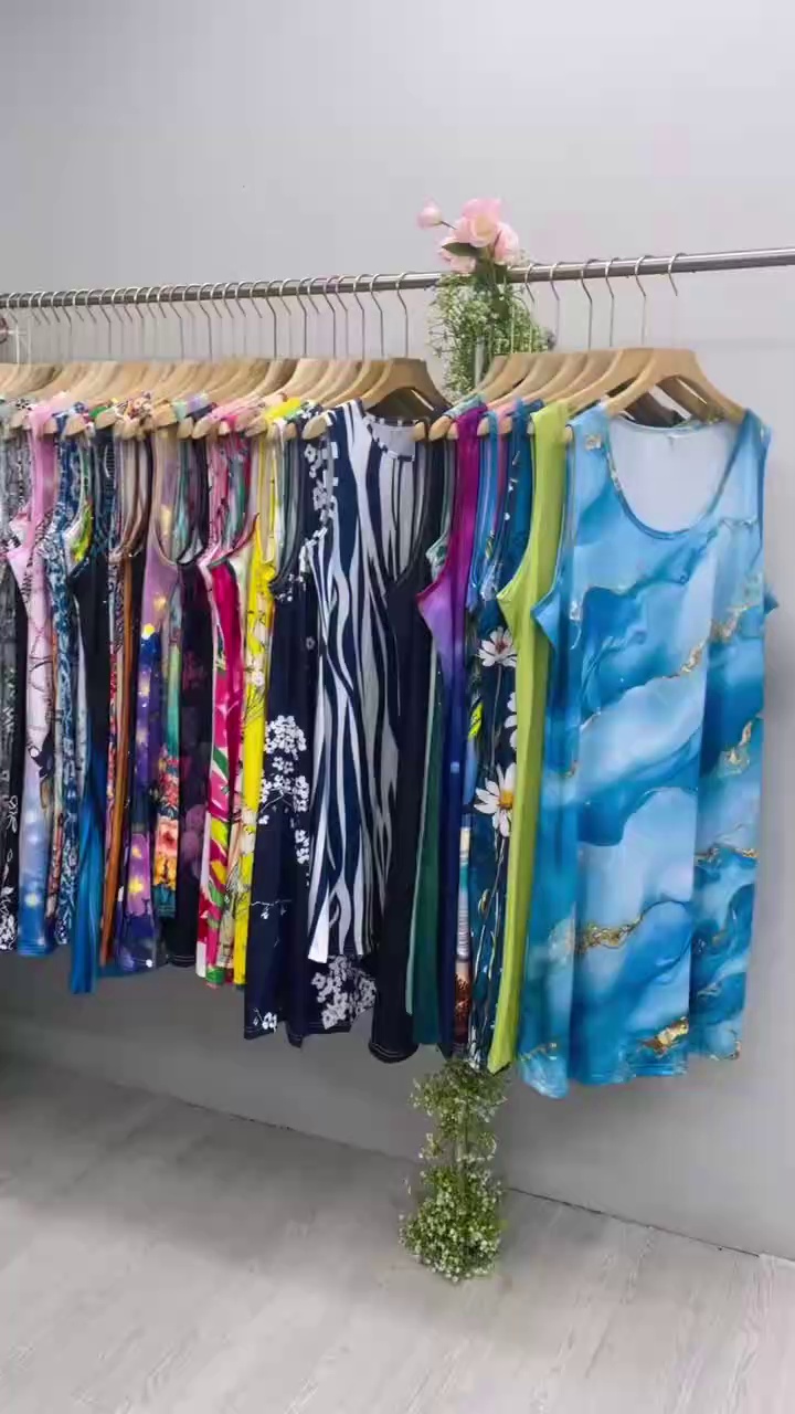 3655 Pcs Chinese Stock Lot Dresses, S-3XL Sizes, Individually Packed | Bulk Wholesale at 5.0 CNY Each - Image 1