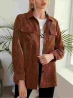 Wholesale Corduroy Shirt Jackets - Chinese Clothing Stock Lots, 770pcs, S-2XL, Multi-color, Zippered Individual Packaging - Image 1