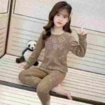 296 Sets Kids' Embossed Full Print Thermal Base Layer Sets (Sizes 130-160) | Chinese Clothing Stock Lots Clearance - Image 1