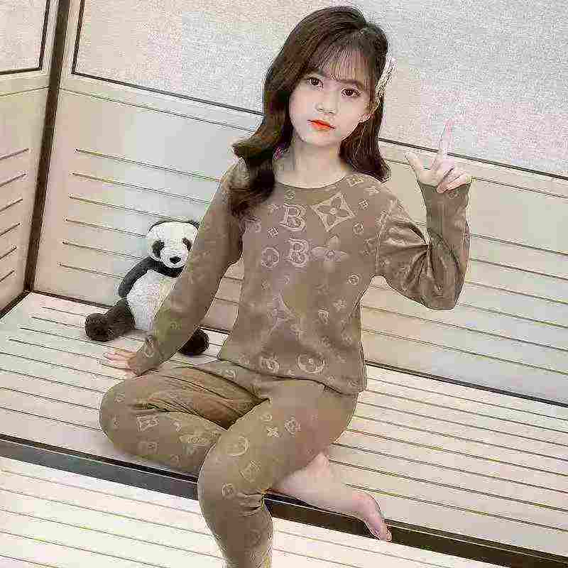 296 Sets Kids' Embossed Full Print Thermal Base Layer Sets (Sizes 130-160) | Chinese Clothing Stock Lots Clearance - Image 1