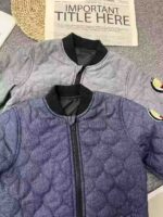 Trendy Embroidered Kids Thickened Cotton Padded Jackets 2-8Y 2 Colors Chinese Clothing Stock Lots Bulk Wholesale - Image 6