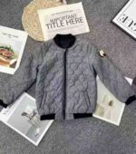 Trendy Embroidered Kids Thickened Cotton Padded Jackets 2-8Y 2 Colors Chinese Clothing Stock Lots Bulk Wholesale - Image 5