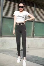 New Arrival 3 Colors Embroidered Versatile Lucky Ox Leggings One Size Bulk Clearance Wholesale Chinese Clothing Stock - Image 2