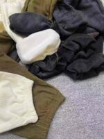 Approx 1200 Pcs In Stock Cotton Velvet Embroidered W Drawstring Jogger Sweatpants With Pockets Bulk Wholesale - Image 3