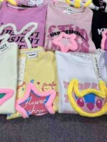 Lovely Cute Autumn Women's Oversized Crewneck Sweatshirts Bulk Chinese Clothing Stock Lots Wholesale - Image 3