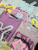 Lovely Cute Autumn Women's Oversized Crewneck Sweatshirts Bulk Chinese Clothing Stock Lots Wholesale - Image 2