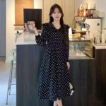 Spring & Autumn Fashion Young Women's Long Sleeve Dresses Bulk Stock, 2200 Pcs Ready Goods For Wholesale Export - Image 7