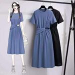 Spring & Autumn Fashion Young Women's Long Sleeve Dresses Bulk Stock, 2200 Pcs Ready Goods For Wholesale Export - Image 4