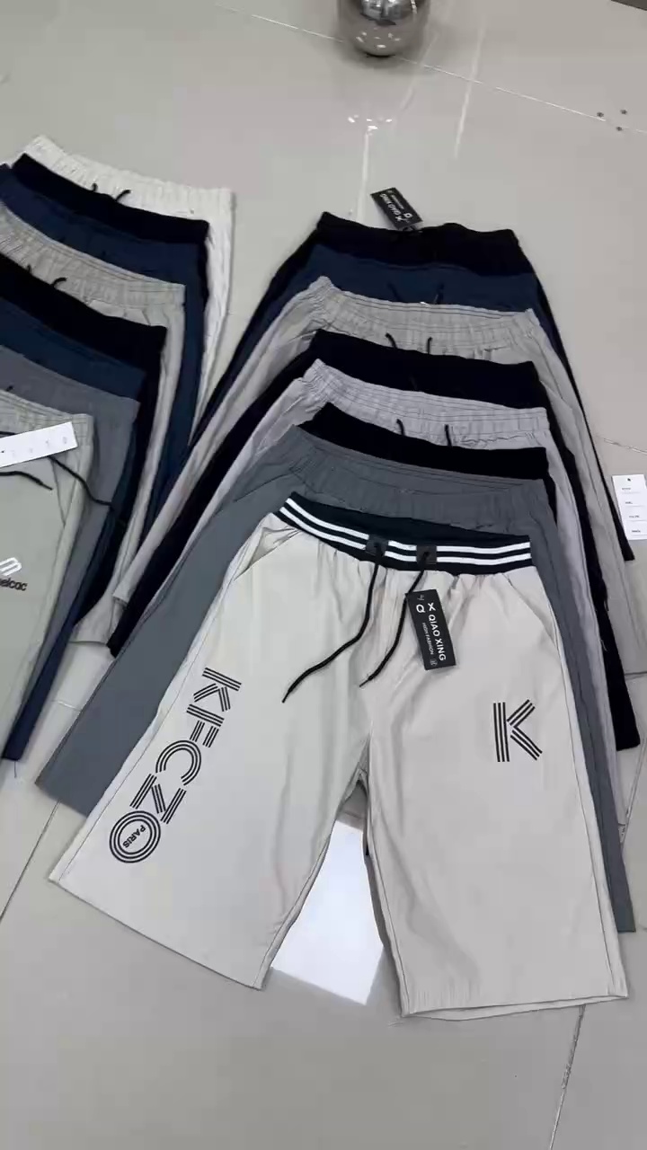 Men's Stretch Quick Dry Casual Cropped Pants Bulk Chinese Clothing Stock Lots Wholesale - Image 1