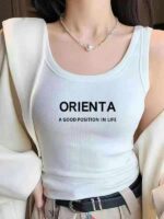 Bulk 6000 Pcs Ice Silk Ribbed High Stretch Women Summer Tank Tops Chinese Clothing Stock Lots - Image 7