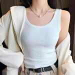 Bulk 6000 Pcs Ice Silk Ribbed High Stretch Women Summer Tank Tops Chinese Clothing Stock Lots - Image 5