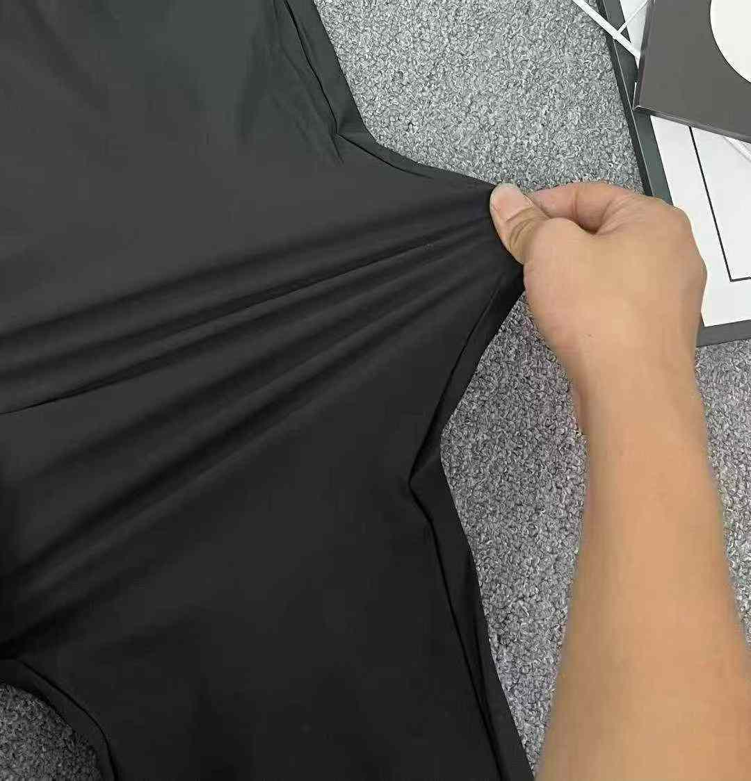 Men's High Stretch Ice Silk Loose Straight Pants 400PCS Bulk, Black 2XL-5XL Breathable Summer Casual Pants Chinese Stock Lot Wholesale Export - Image 2