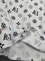 Full Clearance 300 Pcs Bulk White Pure Cotton Women's Short Sleeve Crew Neck T-Shirts Digital Print Stock Lot Wholesale For Export - Image 3