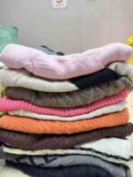 Women's Washed Thick Sweater Bulk Stock, Full Clearance Wholesale 3.3 CNY, Individually Packed With Hangtags - Image 3