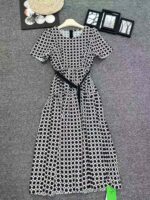 French Retro Premium Plus Size Summer Waist Slimming Long Dresses Bulk Chinese Clothing Stock For Wholesale Export - Image 7