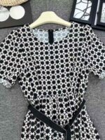 French Retro Premium Plus Size Summer Waist Slimming Long Dresses Bulk Chinese Clothing Stock For Wholesale Export - Image 6