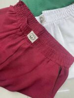 Clearance Bulk Summer Ice Silk Crepe Elastic Waist Wide Leg Cropped Pants For Middle-Aged Elderly Women Stock Wholesale - Image 3