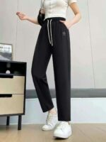 Anta Ice Silk Casual Women Pants, 2200pcs Bulk Stock, Sizes 2XL to 5XL, Straight & Slim Styles, Wholesale Chinese Clothing Stock Lots For Export - Image 7