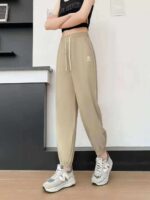 Anta Ice Silk Casual Women Pants, 2200pcs Bulk Stock, Sizes 2XL to 5XL, Straight & Slim Styles, Wholesale Chinese Clothing Stock Lots For Export - Image 4