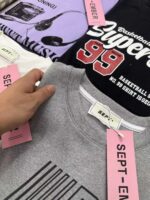 300g Heavy Weight Oversized Trendy T-Shirts Bulk Clearance | Chinese Clothing Stock Lots - Image 5