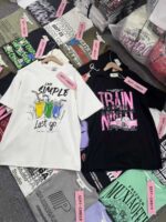 300g Heavy Weight Oversized Trendy T-Shirts Bulk Clearance | Chinese Clothing Stock Lots - Image 4