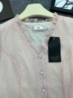 Full Bulk Clearance 100pcs Women's Summer Pink French V-neck Fairy Mesh Tulle Dress With Lining 14.3 CNY - Image 7