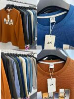 6500 PCS Full Clearance Bulk Wholesale Men's Crew Neck Sweatshirts, Unfleece Cotton Terry Spring Autumn Casual Tops - Image 2