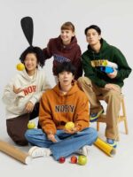 Trendy JK Brand Men's Hooded Sweatshirts | 8000PCS Total Bulk Stock | Wholesale Chinese Clothing Stock Lots 13.3 CNY Per Piece - Image 9