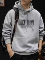 Trendy JK Brand Men's Hooded Sweatshirts | 8000PCS Total Bulk Stock | Wholesale Chinese Clothing Stock Lots 13.3 CNY Per Piece - Image 6