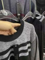 Full Clearance Bulk Stock Middle-Aged Men's Loose Spring Autumn Knit Sweater Wholesale - Image 2