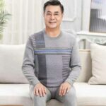 Bulk Clearance Spring Autumn Middle-aged Men's Loose Knit Sweaters, Chinese Clothing Stock Lots For Wholesale Export - Image 4